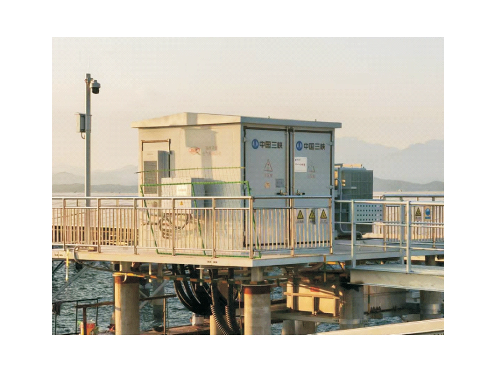 35 kV oil-immersed step-up transformer, installed configuration